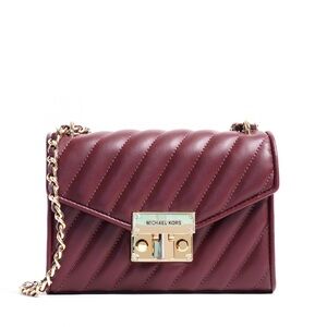 Michael Kors Merlot Xs Rose Handbag